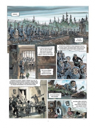 extrait bande-dessinee De la Rochelle à Dachau