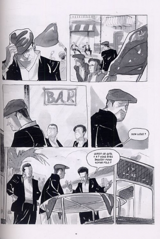 extrait bande-dessinee L'histoire vraie d'un journaliste face à la Cosa Nostra
