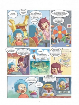 extrait bande-dessinee Coquillages, chocottes et clapotis
