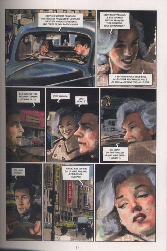 extrait bande-dessinee Marilyn, de l'autre côté du miroir