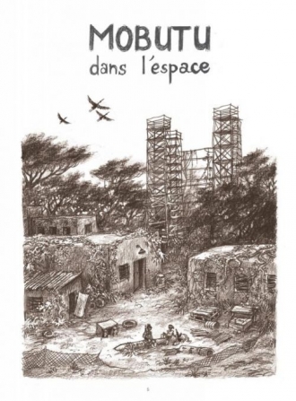 extrait bande-dessinee Mobutu dans l'espace