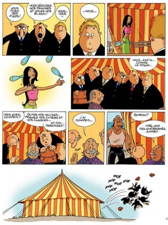 extrait bande-dessinee Les gadjos du cirque