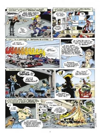extrait bande-dessinee Paddock, les coulisses de la F1 T4