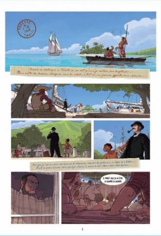 extrait bande-dessinee Rouge Tahiti