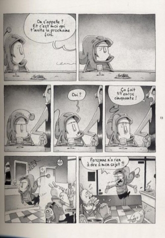 extrait bande-dessinee L'homme qui flottait et autres histoires