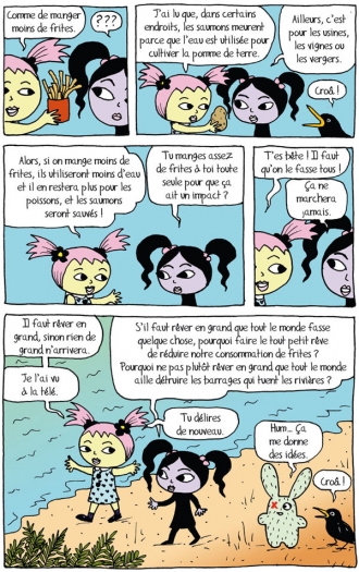 extrait bande-dessinee Pendant que la planète flambe