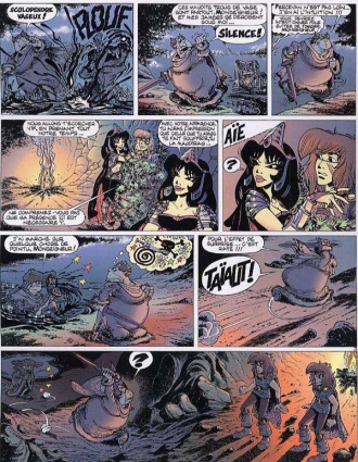 extrait bande-dessinee Le septième sceau