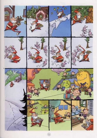 extrait bande-dessinee Petit Père Noël et le cadeau perdu