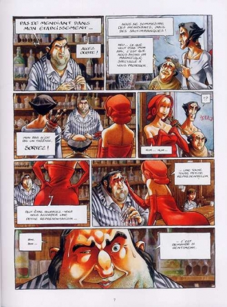 extrait bande-dessinee Le clown frappeur