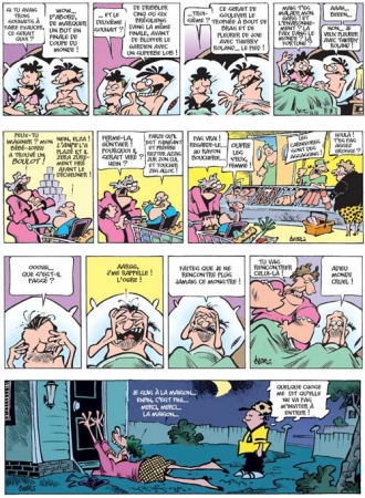 extrait bande-dessinee Première mi-temps