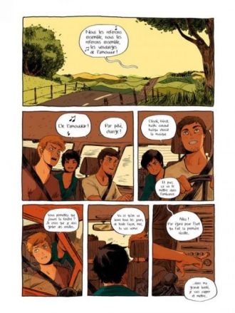 extrait bande-dessinee Premières vendanges