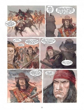 extrait bande-dessinee Prisonnière des Apaches