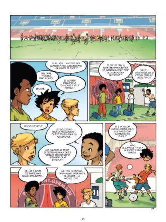 extrait bande-dessinee Une équipe de rêve