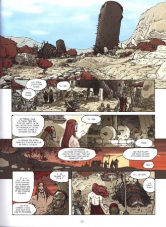 extrait bande-dessinee Le crépuscule des dieux (coffret)