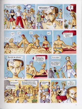 extrait bande-dessinee Rester normal à Saint-Tropez