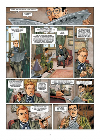 extrait bande-dessinee Le Mystère de la chambre jaune