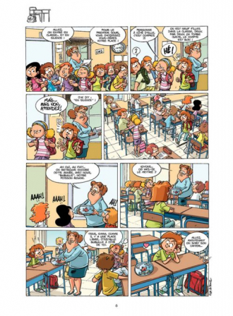 extrait bande-dessinee Seule à la récré
