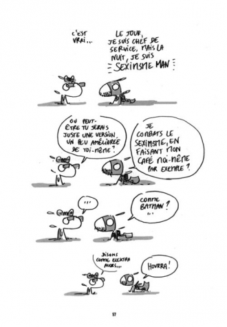 extrait bande-dessinee Seximsme Man contre le Seximsme