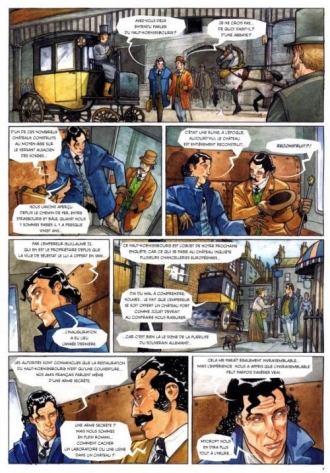 extrait bande-dessinee et le mystère du Haut-Koenisbourg