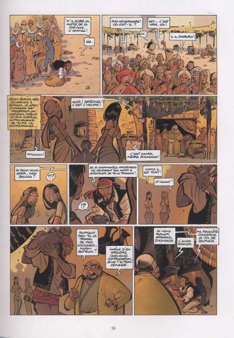 extrait bande-dessinee Le Cratère d'Alexandrie