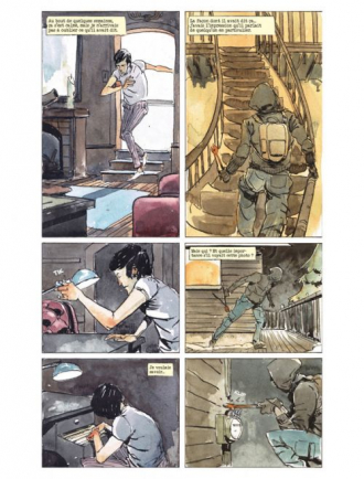 extrait bande-dessinee Snow Blind