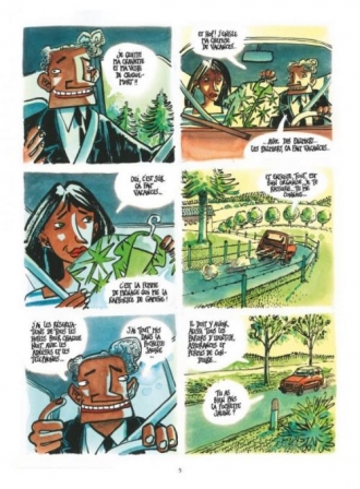 extrait bande-dessinee Sortie de Route