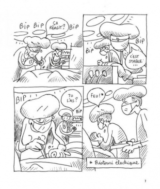extrait bande-dessinee Sous la blouse