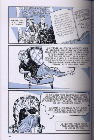 extrait bande-dessinee L'incroyable histoire de la femme de Francis Scott Fitzgerald