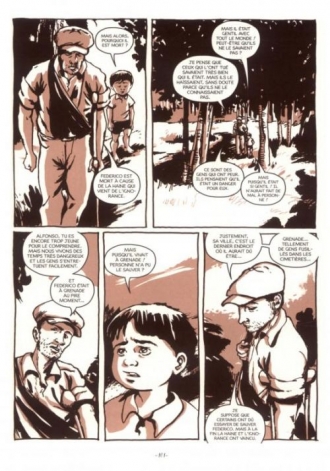 extrait bande-dessinee Sur les traces de Garcia Lorca