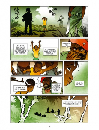 extrait bande-dessinee Tamba, l'enfant soldat