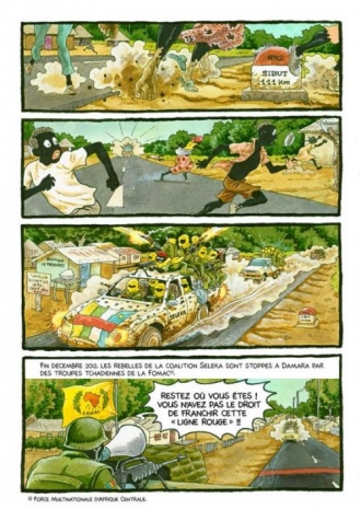 extrait bande-dessinee Tempête sur Bangui