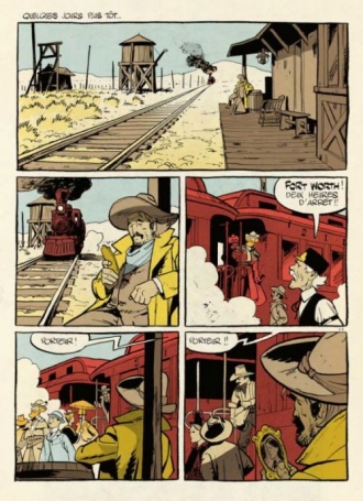 extrait bande-dessinee Texas Cowboys T1