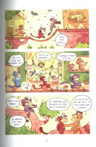 extrait bande-dessinee The Monkey family