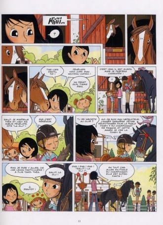 extrait bande-dessinee Théa cavalière T1