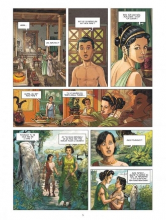 extrait bande-dessinee Thésée et le minotaure