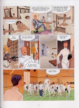 extrait bande-dessinee Escrime et châtiment