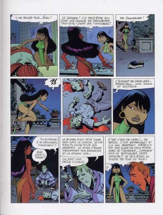 extrait bande-dessinee Peau de pêche et cravate de soie