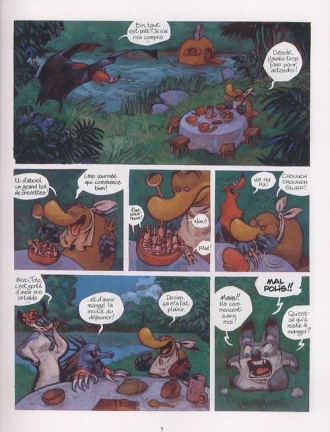 extrait bande-dessinee Et le lion marsupial