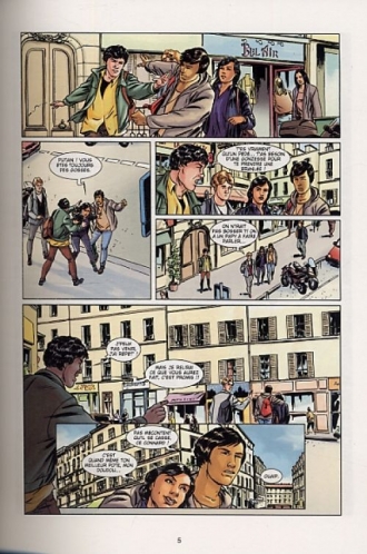 extrait bande-dessinee Triangle rose