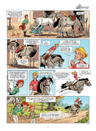 extrait bande-dessinee Triple galop T13
