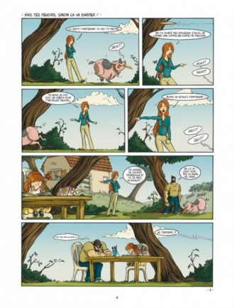 extrait bande-dessinee Le bruit des pas dans la neige