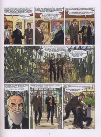 extrait bande-dessinee Le Disparu Du Train Bleu