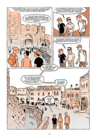 extrait bande-dessinee Vivre en terre occupée, un voyage en Palestine, de Naplouse à Gaza