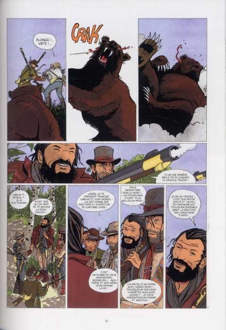 extrait bande-dessinee Le raid