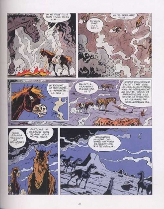 extrait bande-dessinee L'ami des chevaux