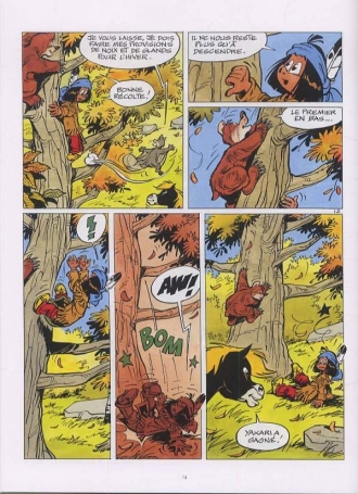 extrait bande-dessinee L'escapade de l'ourson