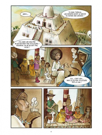 extrait bande-dessinee Yennega, la femme lion