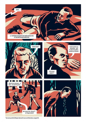 extrait bande-dessinee Zatopek