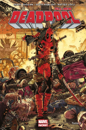 couverture comic Deadpool contre Dents de Sabre