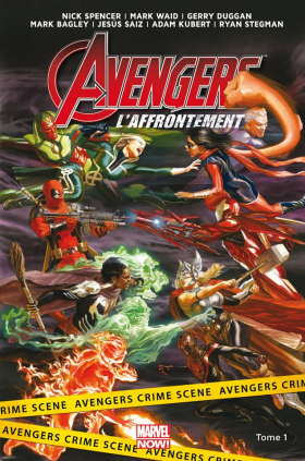 couverture comic Avengers - L&#039;affrontement T1